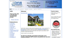 Desktop Screenshot of customglassinc.com